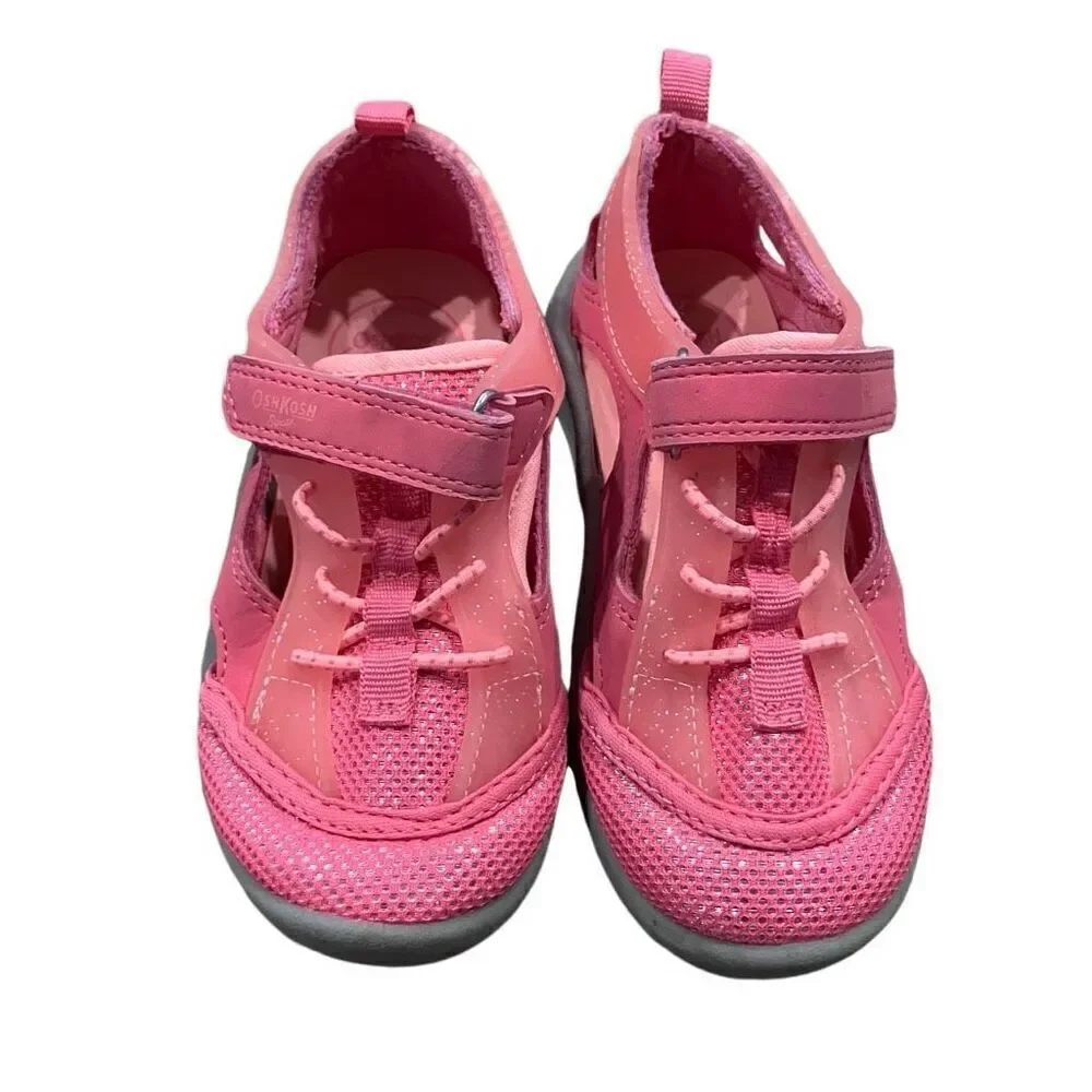 Osh Kosh B'gosh Toddler Girl's Ever Play Sandals Hot Pink Sparkle Size:8